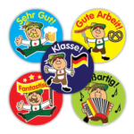 German variety sticker sheet